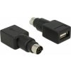 Adapter USB Delock 65898 USB - PS/2 Czarny (65898)