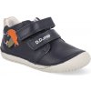 Barefoot detské členkové topánky D.D.step - S070-61533B modré