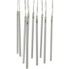 ACA Lighting LED vianočné záves Cencúle, 12,4m, studená biela, IP44, 240 LED
