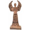 InDecor Anjel z mangového dreva Každý z nás, 15 x 5 x 32 cm