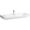 LAUFEN Meda závesné umývadlo s otvorom, s prepadom, 1200 x 460 mm, matná biela, H8141117571041
