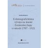 K demografickému vývoju na území Zvolenskej župy v rokoch 1787 - 1921 - Zuzana Krupová