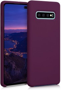 Púzdro kwmobile Samsung Galaxy S10 Plus tmavě červené