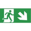 Piktogramy DS 300x150 pre rám DS E7 - Exit dolů doprava
