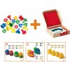 Školská plastová 3D stavebnica Skrutky, 64 ks + pracovné karty, 24 ks