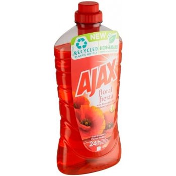 Ajax Floral Fiesta Red Flowers univerzálny čistiaci prostriedok 1 l