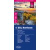 mapa USA northeast (č.4) 1:1,25 mil. voděodolná