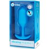 B-VIBE VIBRUJÚCI SNUG PLUG 3 MODRÝ