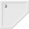New Trendy New Azura päťuholníková sprchová vanička 80x80 cm biela B-0415