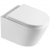 RAVAK Závesné WC Life RimOff biele