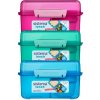 Sistema Delený desiatový box Lunch Cube Max s nádobou na jogurt s dvojitým viečkom 2 l, mix farieb
