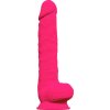 Silexd - Model 1 Realistic Penis Premium Silexpan Silicone Fuchsia 38 cm