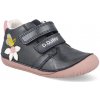 Detská členková obuv Barefoot D.D.step S070-52656A metalická modrá