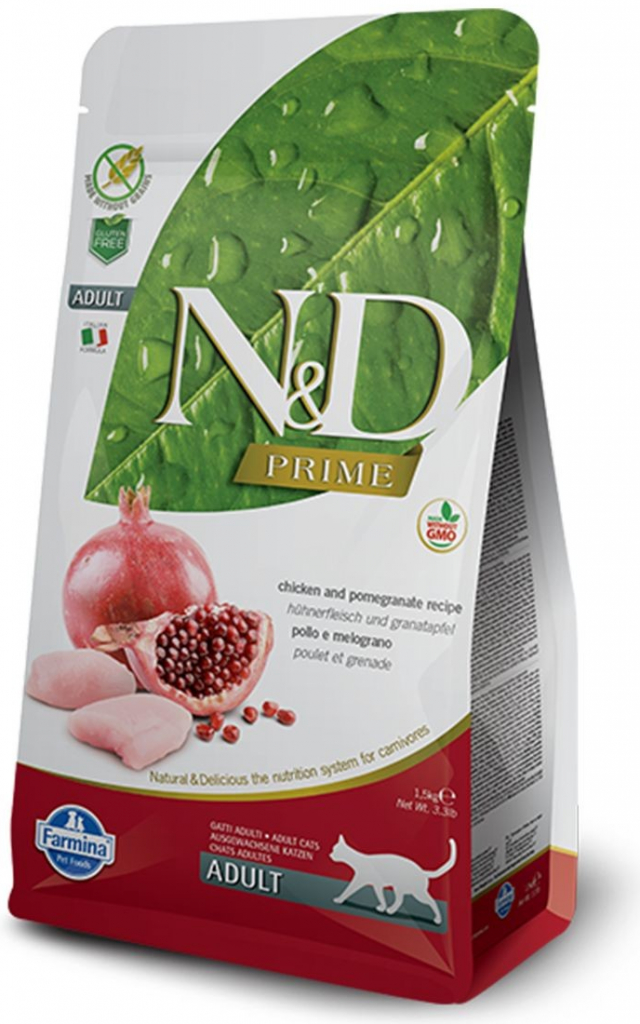 Farmina N&D cat PRIME Neutered chicken&pomegranate 1,5 kg