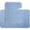 Kúpeľňové predložky set 2 kusov Alexei svetlomodré EMI