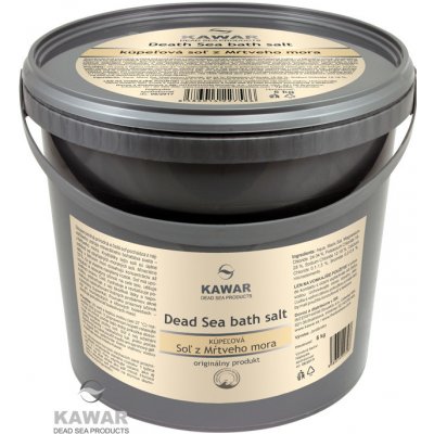 Kawar Kúpeľová soľ z Mŕtveho mora 5 kg