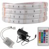 LED sada: pás 18W 5m IP65 RGB ovládač, diaľkové ovládanie, napájací zdroj
