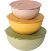 Guzzini EVERYWHERE BIO - Set 3 Schüsseln mit Deckel Assorted c.