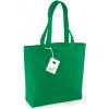 Westford Mill Nákupná taška WM180 Kelly Green 32x35x12 cm