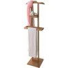 Compactor Bamboo bambusový stojan na oblečenie s odkladacou plochou - 44,5 x 32 x 115 cm