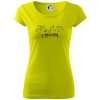 Profil kopca - Malá Fatra - Dámske tričko Pure - 3XL ( Limetková )