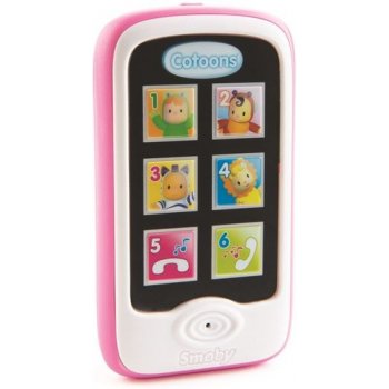 Smoby Cotoons Smartphone 12 cm Ružová