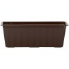 Plastový kvetináč - truhlík AGRO v hnedom farebnom prevedení 60 x 18 x 14 cm 26441