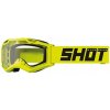 Motocyklové okuliare SHOT ASSAULT 2.0 Quad Motocross Žlté