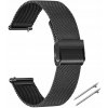 NÁRAMOK REMIENOK SMARTWATCH 22 MM OCEĽ ČIERNY