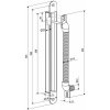 ASSA ABLOY OEM priechodka EA280/18 - EA/280/24 Typ: 24