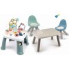 Set didaktický stolík Activity Table Little a stôl KidTable Smoby s 2 stoličkami s anti UV filtrom