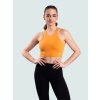 BrainMax dámsky športový crop top, oranžový Veľkosť: M
