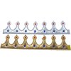 CARNIVAL FASHION Kráľovská koruna karneval 56 cm