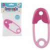 Teddies Hrkálka špendlík plast 12cm ružové 12x19cm