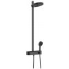 Hansgrohe Pulsify S - Sprchový set s termostatom, priemer 26 cm, 3 prúdy, matná čierna 24240670