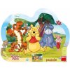 Dino Puzzle - Walt Disney - Schovávaná s Medvídek Pú - 25 dílků v rámečku