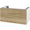 Dreja Doplnková skrinka pod dosku DSD SZZ2 80 (výška 40 cm) - N01 Biela lesk / D26 Ontario