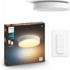 Philips HUE LED White Ambiance 41166/31/P6 Devere L kúpelňové stropné svietidlo 33,5W 4300lm 2200-6500K IP44 42,5cm biele stmievateľné BlueTooth + HUE Switch