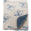 CARTER'S Deka sherpa baranček Blue Panda 80x110 cm