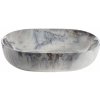 Invena Korfu, umývadlo na dosku 600x420x145 mm, imitácia kameňa-mramor, INV-CE-34-722-C