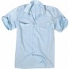 MilTec Košeľa SERVIS krátky rukáv na gombíky svetlo modrá Veľkosť: M