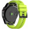 BStrap Silicone Acton remienok na Garmin Fenix 5 / 6 / 6 Pro / 7 / 8 47mm / E, fruit green (SGA001C06)