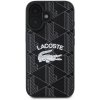 Kryt na mobil Lacoste Blend Monogram MagSafe Zadný Kryt pre iPhone 16 Black (LCHMP16SPIGK)