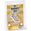 Ultrasilné neodymové magnety - sada 4ks 23 mm