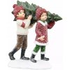 VIANOČNÁ FIGÚRKA DETI SO STROMČEKOM Vianoce dekorácia do obývačky