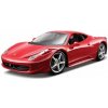 Bburago Ferrari 458 Italia 1:24 červená (BB18-26003)