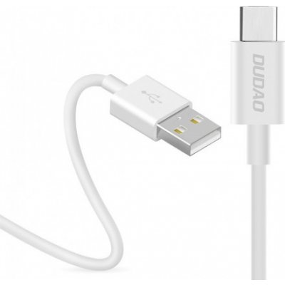 Dudao L1T USB / USB Type C 3A, 1m, bílý