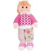 Bigjigs Toys Látková panenka Melanie 38 cm