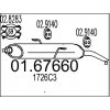 MTS Koncový tlmič výfuku 01.67660
