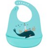 SIMED Silikónový podbradník s vreckom, Whale